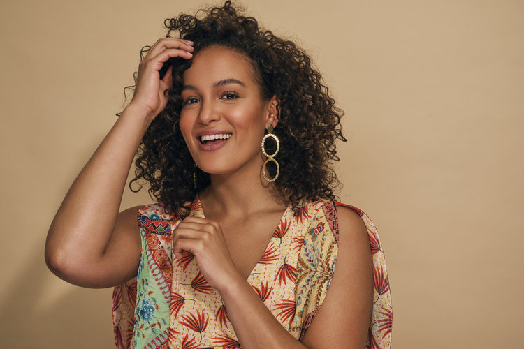 NOX Amsterdam NOX double oval gehamerde oorbellen