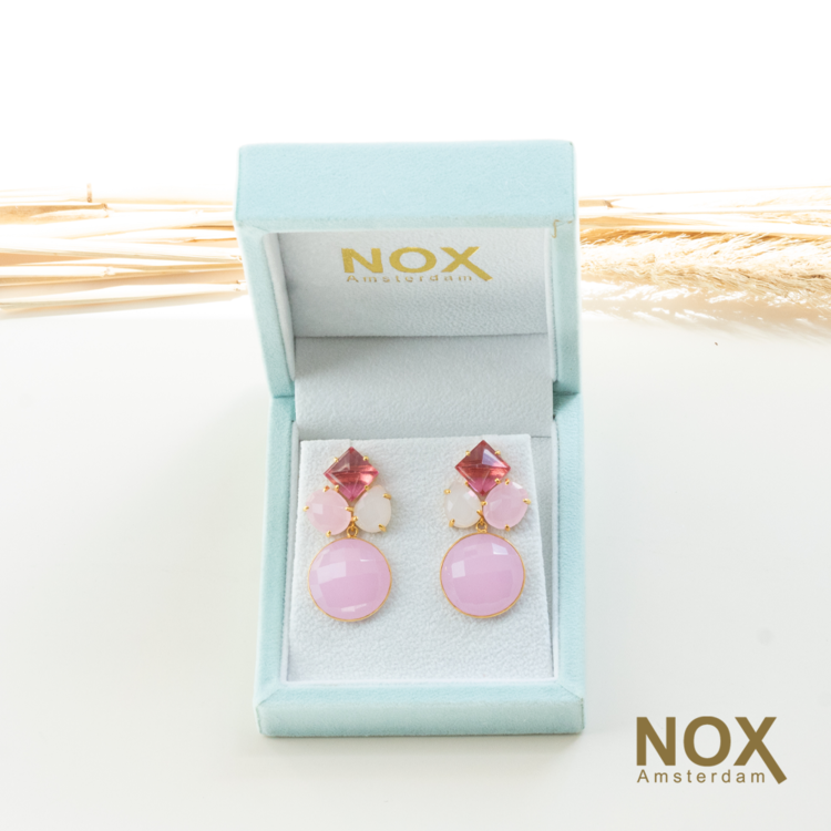 NOX Amsterdam NOX just impressive round fuchsia, white & soft pink