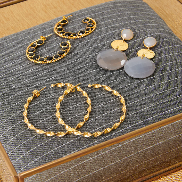 NOX Amsterdam NOX colored statement grey chalcedony