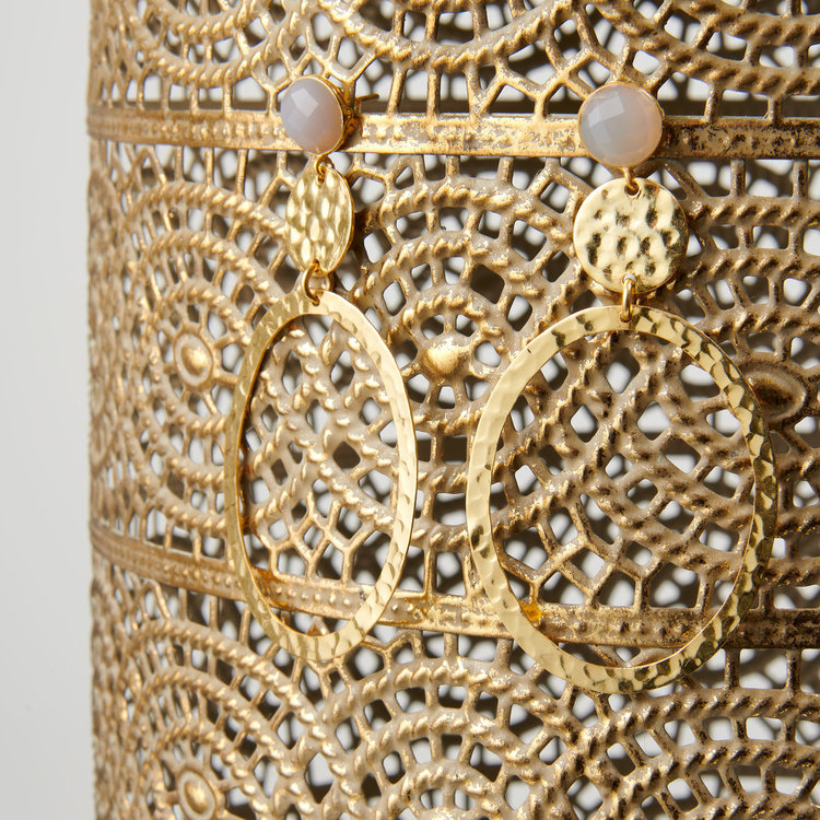 NOX Amsterdam NOX colored statement grey chalcedony hammered