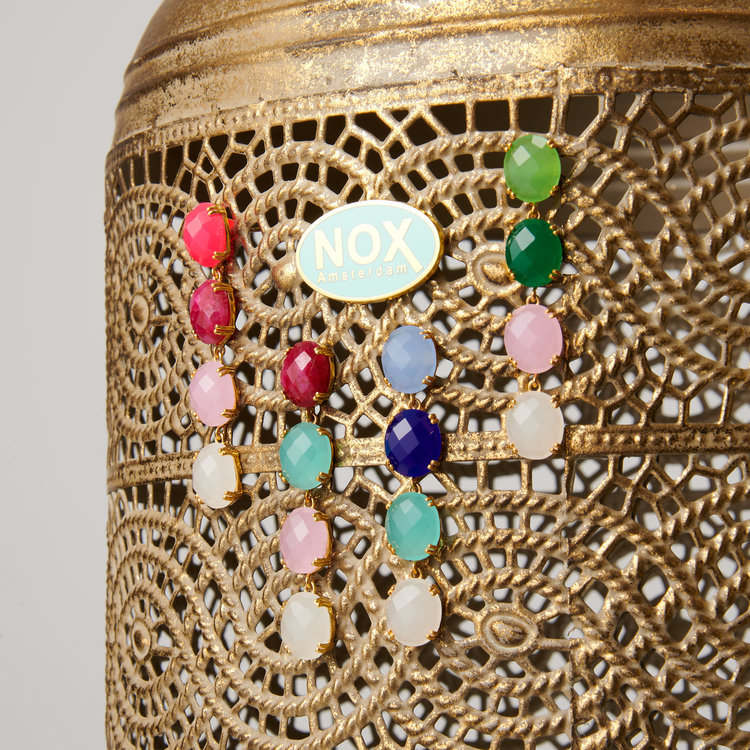 NOX Amsterdam NOX multicolor kersenbloesem oorbellem