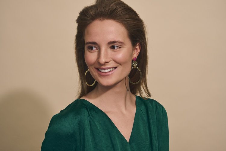 NOX Amsterdam NOX colored statement fuchsia hammered