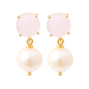 NOX Amsterdam Pure & Lovely freshwater pearl earrings - full round AA real pearl