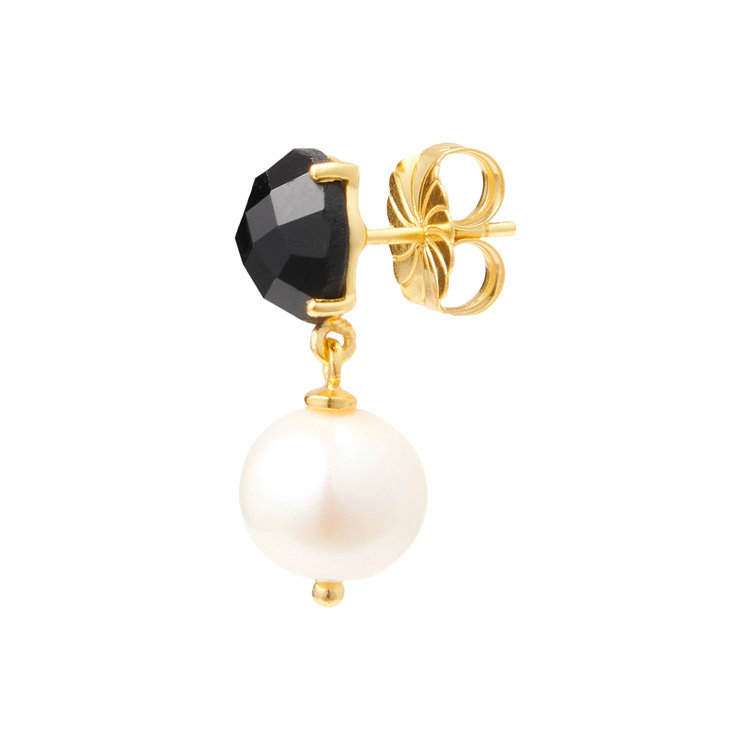 NOX Amsterdam Pure & Lovely freshwater pearl earrings - full round AA real pearl