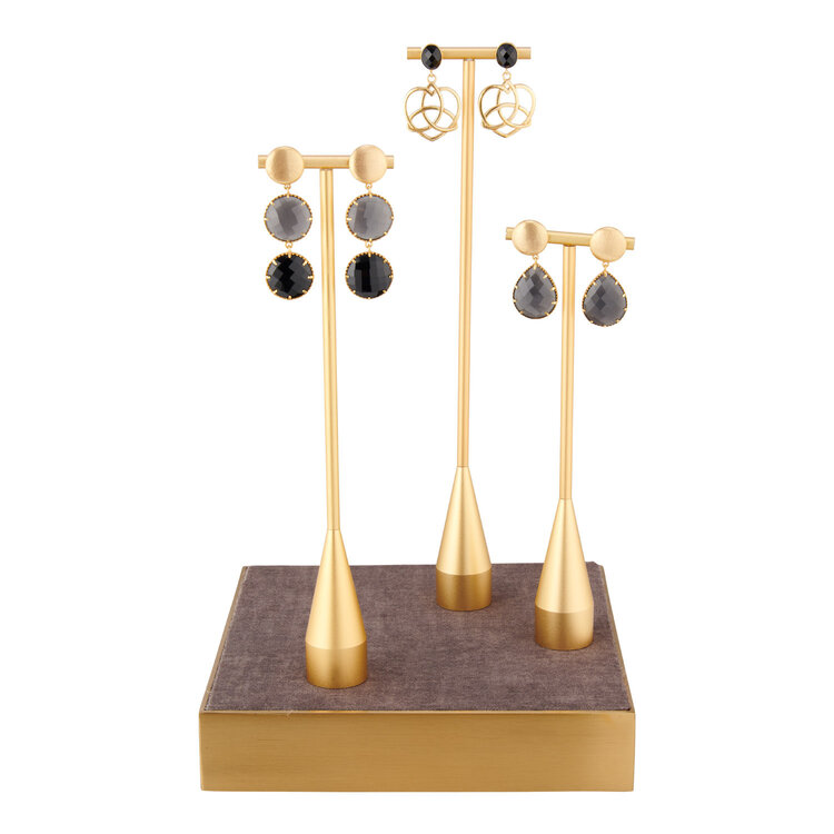 NOX Monalisa double round donkergrijs & zwart