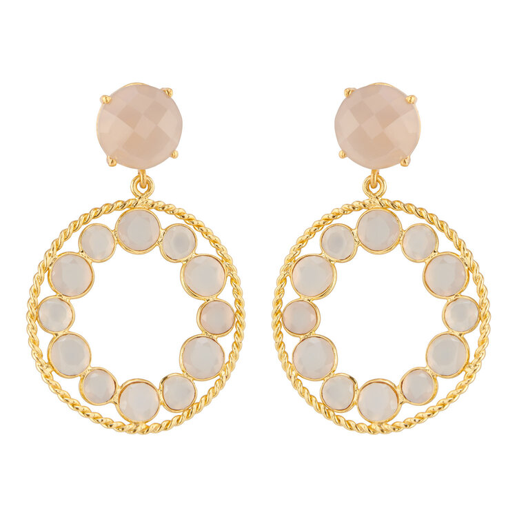 NOX exclusive round grijs chalcedoon