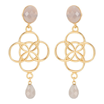 Essence of life double stone grijs chalcedoon