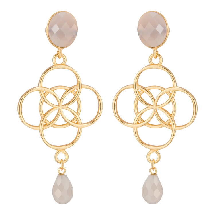 NOX Essence of life double stone grey chalcedony