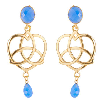 Essence of unity double stone blauw chalcedoon