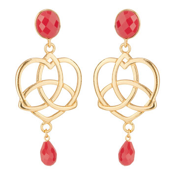 Essence of unity double stone red coral