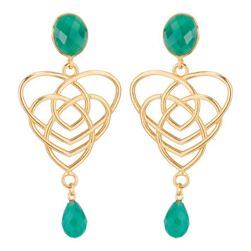 Essence of motherhood double stone green onyx