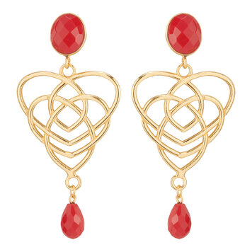 Essence of motherhood double stone red coral