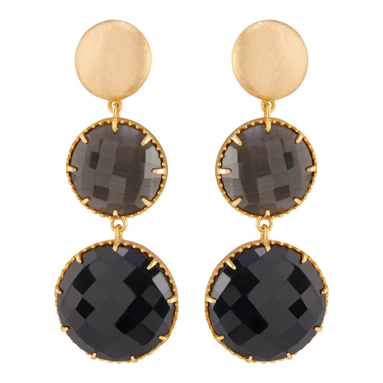 NOX Monalisa Statement dark grey & black