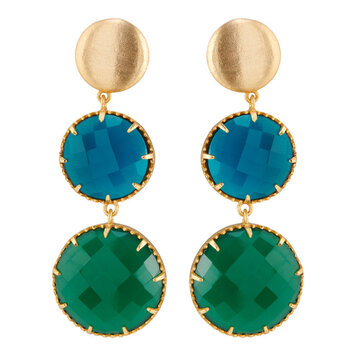 Monalisa Statement blue & green