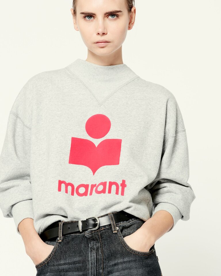 Marant Étoile Sweater Moby grey pink