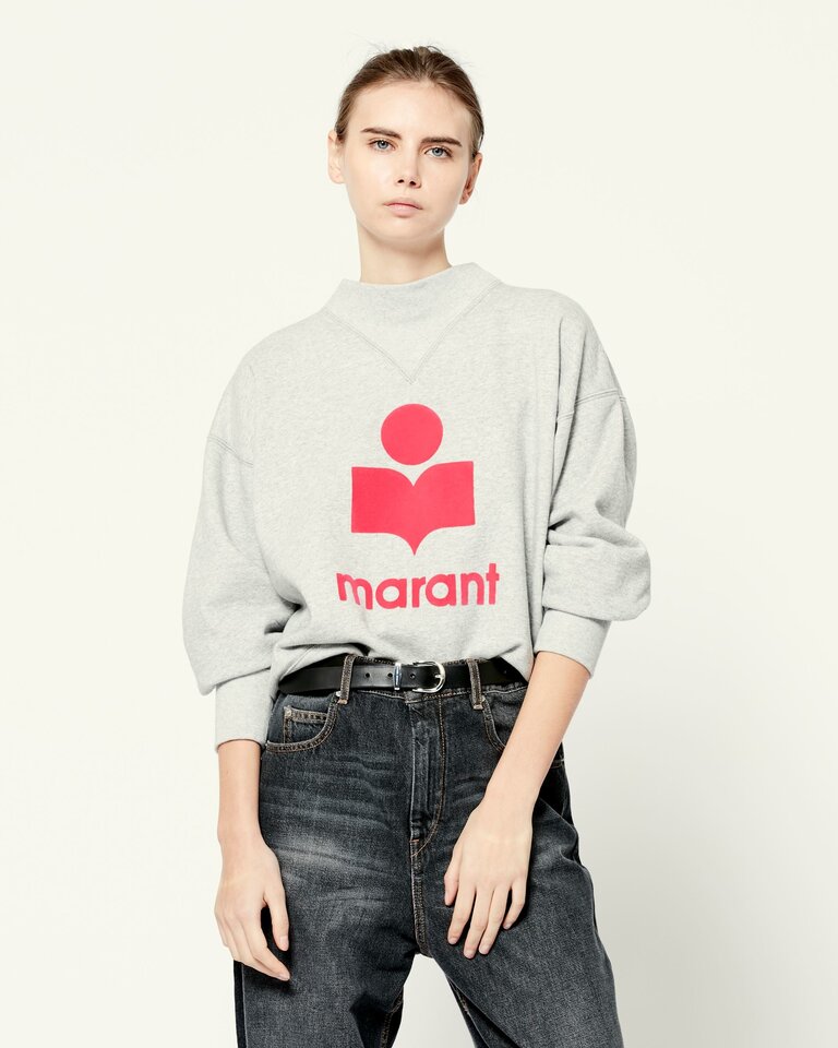 Marant Étoile Sweater Moby grey pink