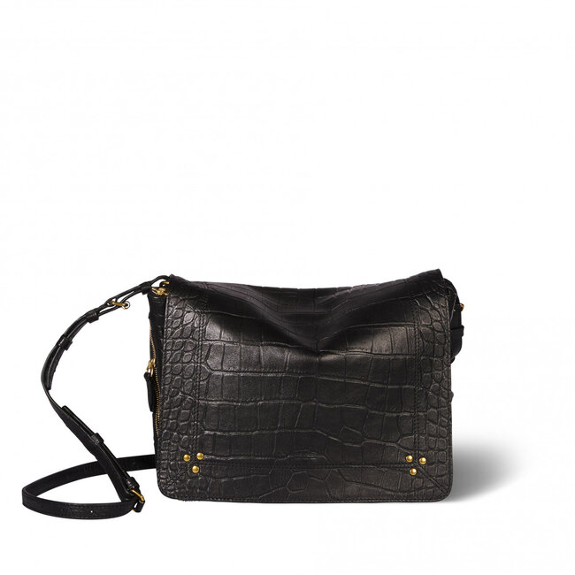 Jérôme Dreyfuss Bag Igor croco noir