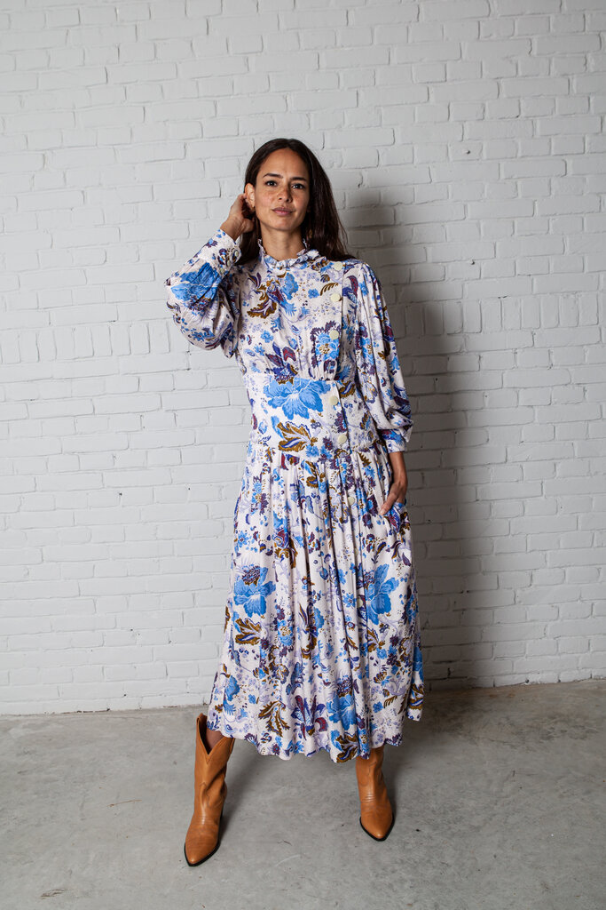 Marant Étoile Dress Bazin ecru.