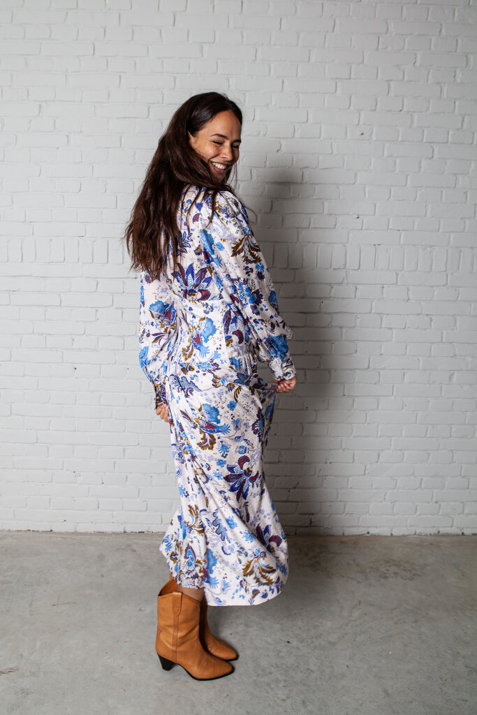 Marant Étoile Dress Bazin ecru.