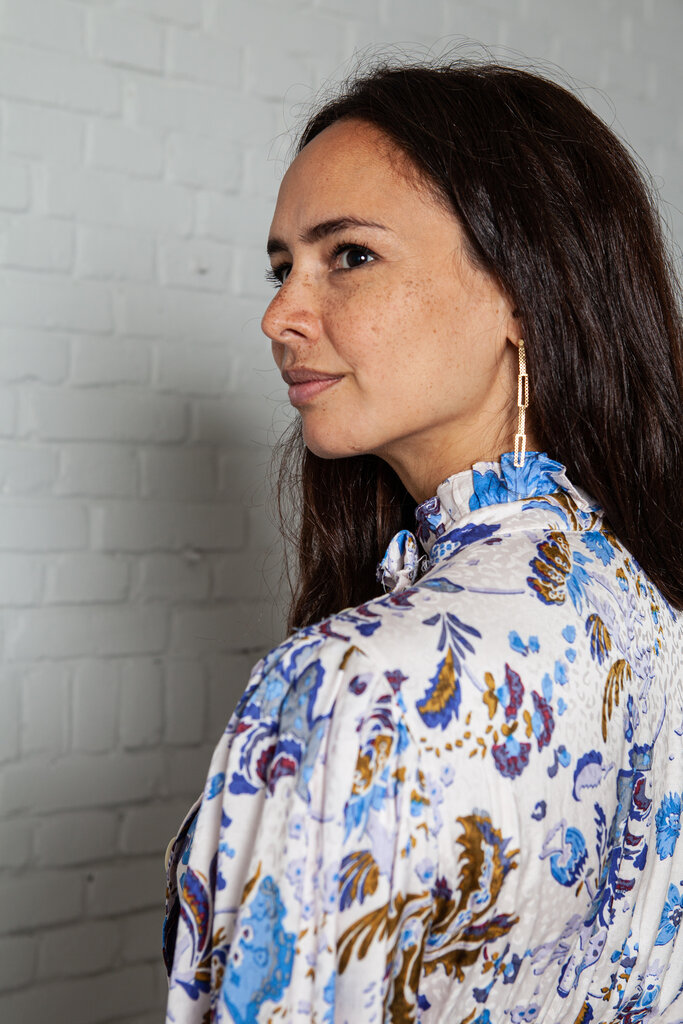 Marant Étoile Dress Bazin ecru.