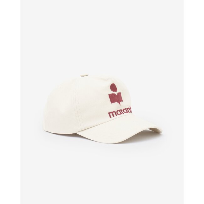 Isabel Marant Cap Tyrony ecru red