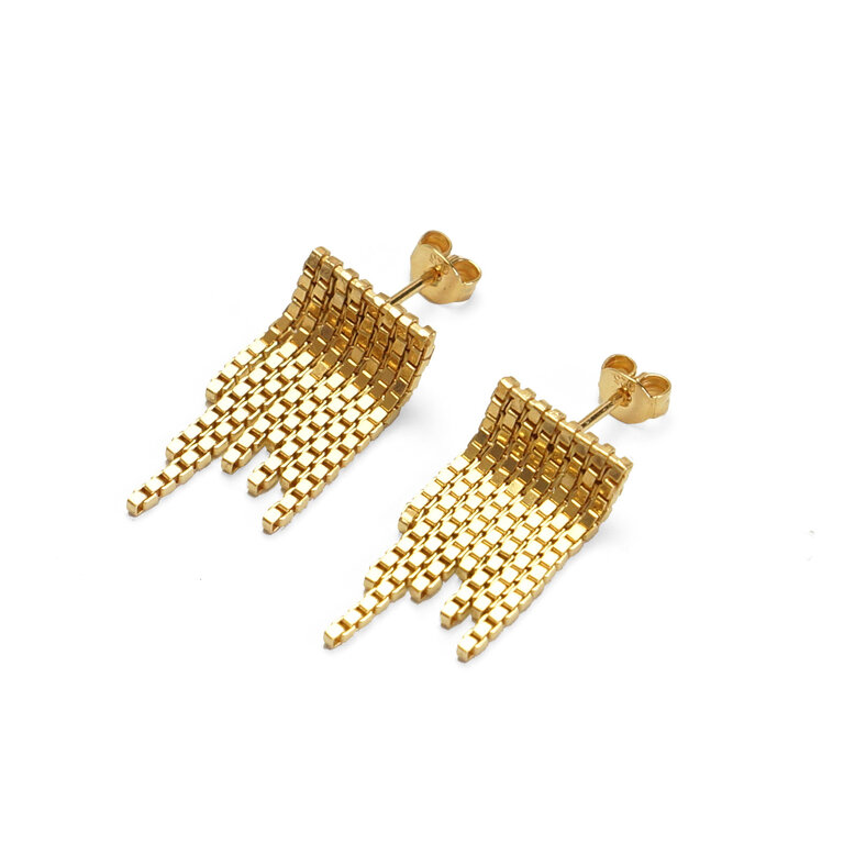 Earring Disco Big goldplated