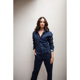 Yoost Boiler suit loose zipper navy