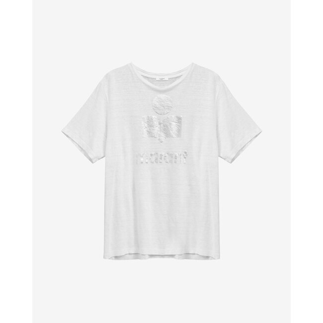 Marant Étoile Tee Zewel white silver