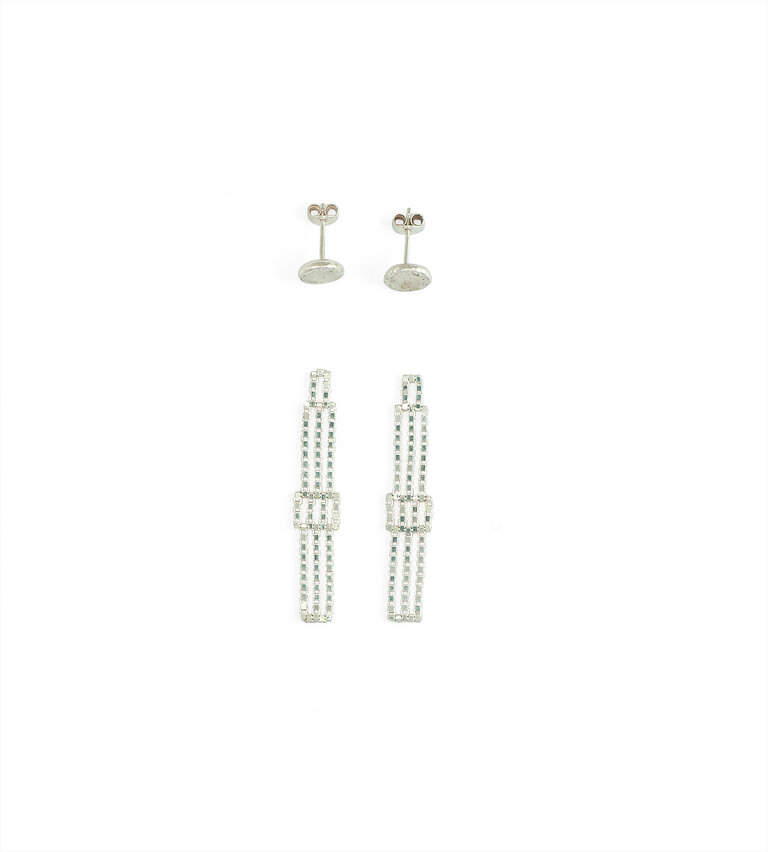 Earring Lucretia silver