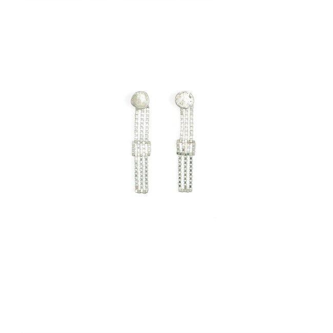 Martine Viergever Earring Lucretia silver