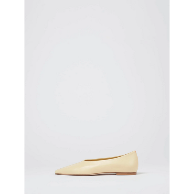 Aeyde Octavia flats butter