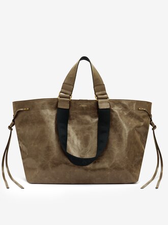 Isabel Marant Wardy tote bag dark khaki