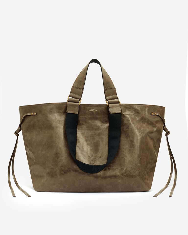 Isabel Marant Wardy tote bag dark khaki