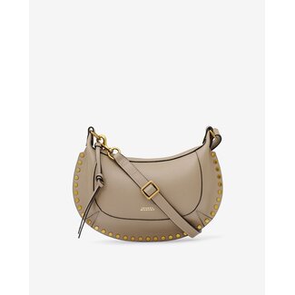 Isabel Marant Bag Oskan Moon taupe grained leather