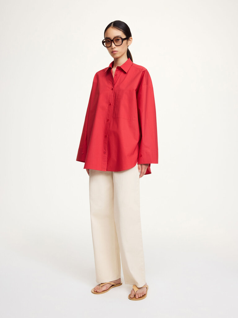 Malene Birger Blouse Malene Birger Derris Pompeian red