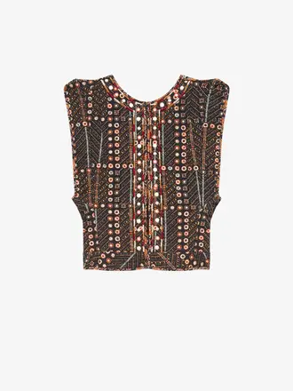 Marant Étoile Jacket Marant Etoile Cerza faded black