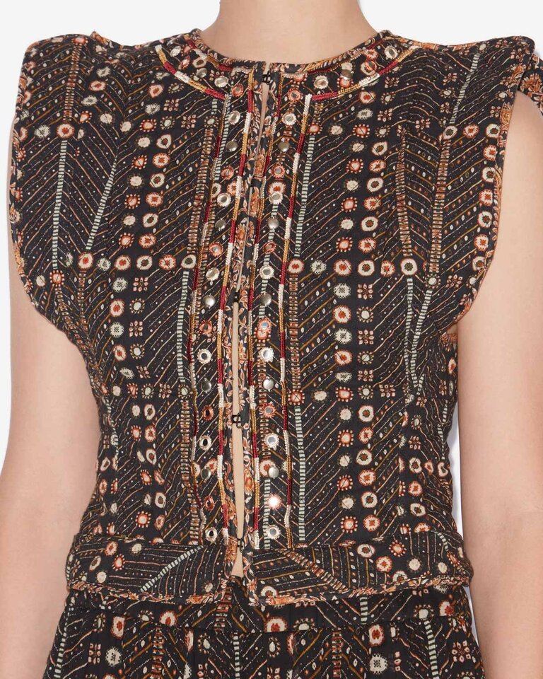 Marant Étoile Jacket Marant Etoile Cerza faded black