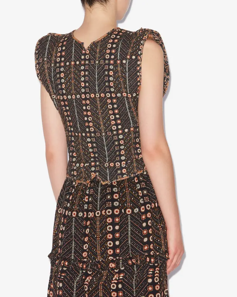 Marant Étoile Jacket Marant Etoile Cerza faded black