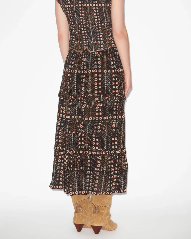 Marant Étoile Skirt Marant Etoile Diya faded black