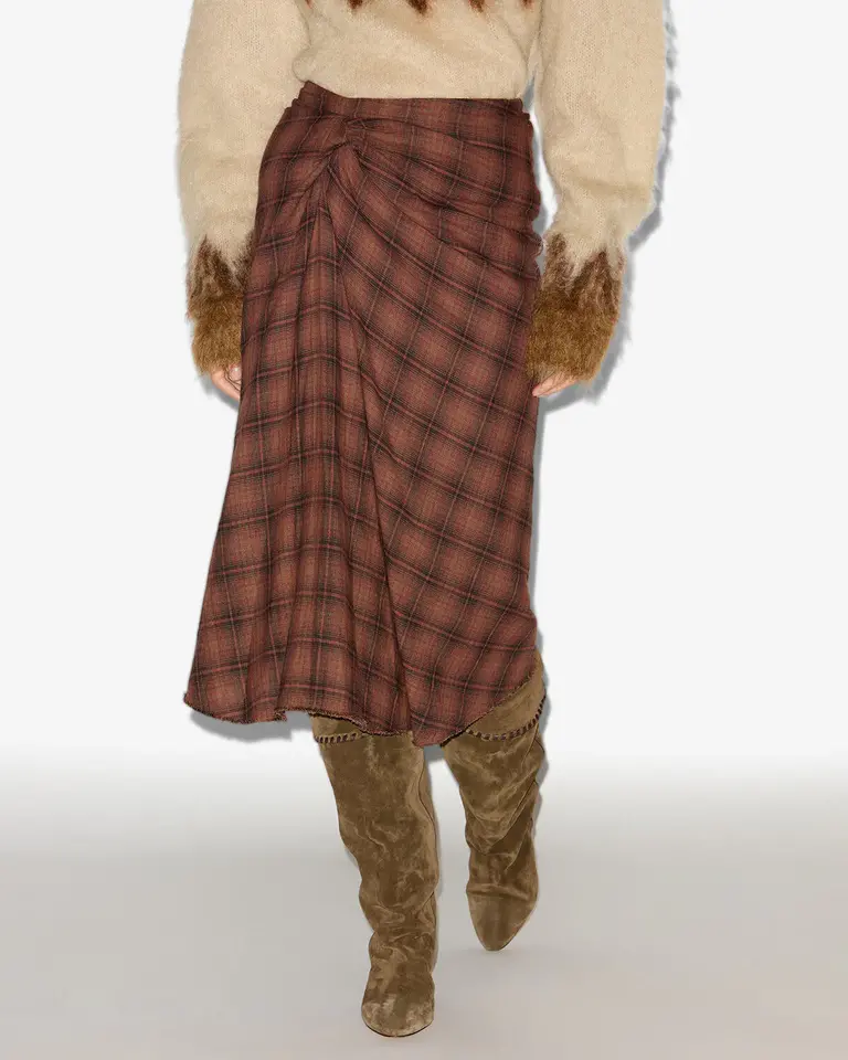 Marant Étoile Skirt Nicole dark bronze