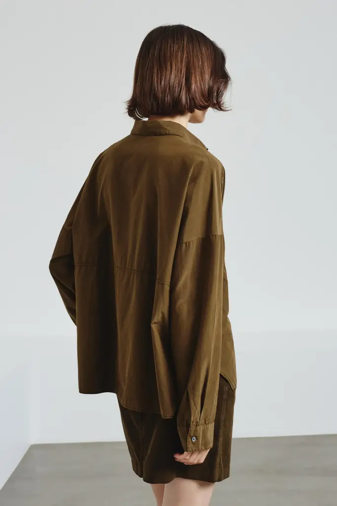 Pomandère Blouse Pomandere 252-9455 13127 khaki