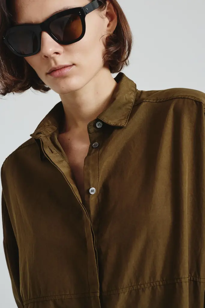 Pomandère Blouse Pomandere 252-9455 13127 khaki