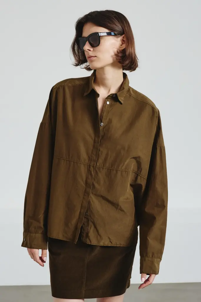 Pomandère Blouse Pomandere 252-9455 13127 khaki