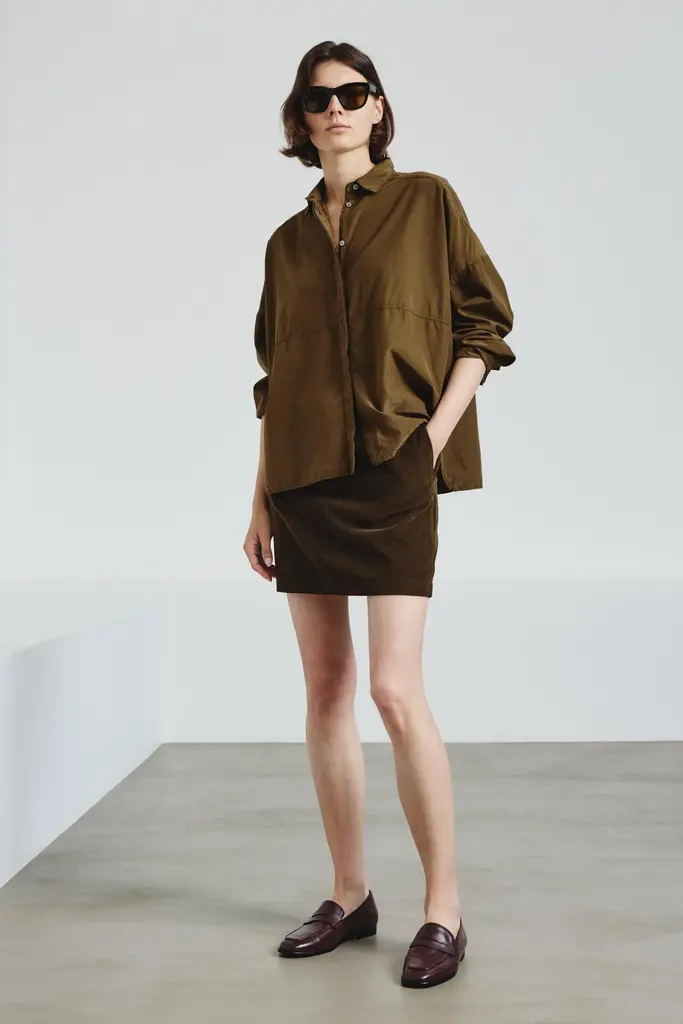 Pomandère Blouse Pomandere 252-9455 13127 khaki