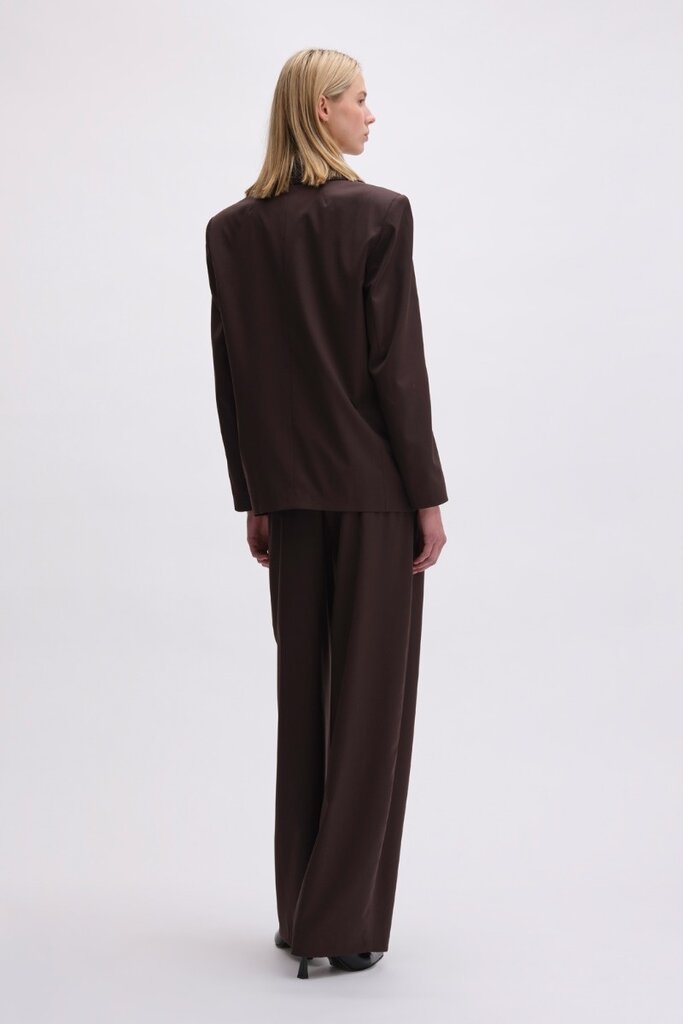 Remain Blazer Remain Double breasted dark brown/black coffee