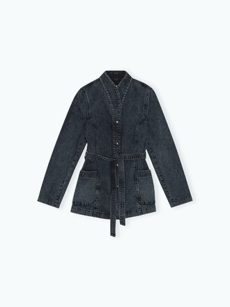 Remain Jacket Remain Belted denim black