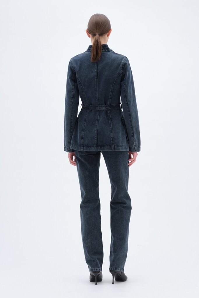 Remain Jacket Remain Belted denim black