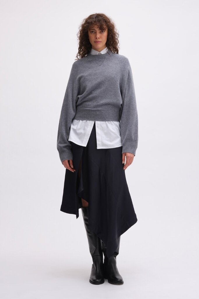 Remain Pull Remain Bat Sleeve crewneck light grey melange