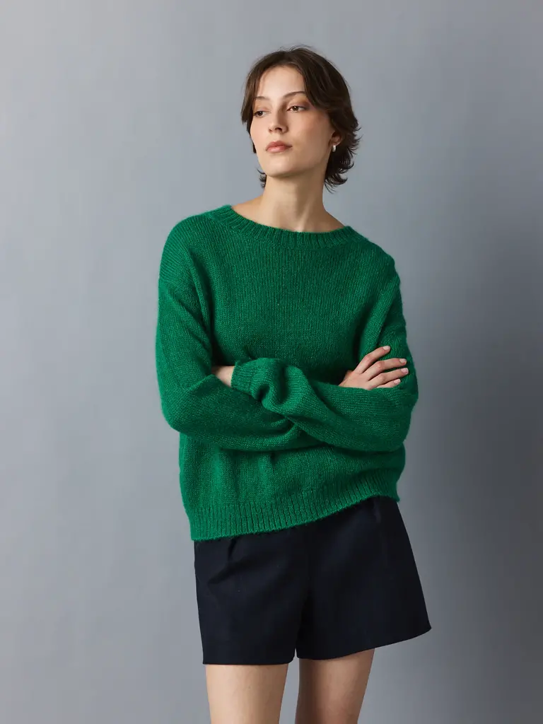 Rue Blanche Pull Rue Blanche Mowool Pull Sweater 25a Emeraude