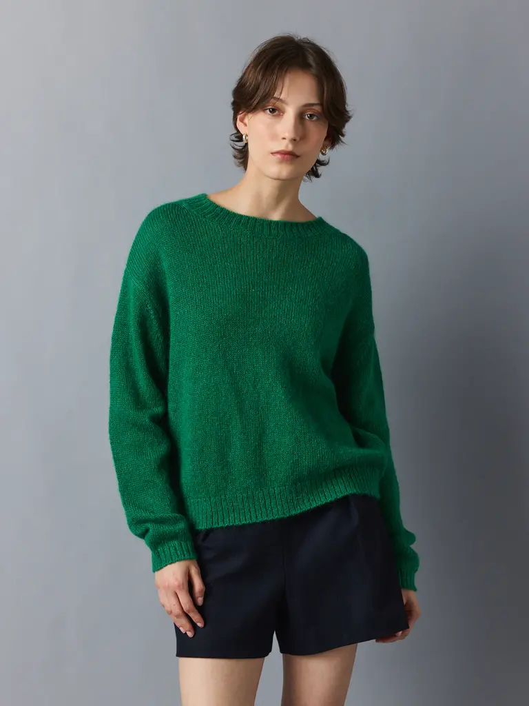 Rue Blanche Pull Rue Blanche Mowool Pull Sweater 25a Emeraude